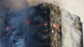 L'incendie de la Grenfell Tower, à Londres.