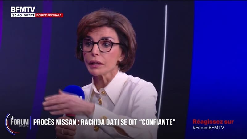 FORUM BFM - "J'ai utilisé 80 euros sur une année": Rachida Dati, ministre de la Culture, déclare qu'elle n'utilise pas les frais de représentation alloués aux élus