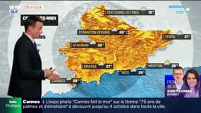 Météo Côte d'Azur: un ciel plus nuageux, 28°C à Nice