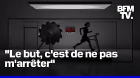 Le rappeur Rilès se lance le défi fou de courir 24h sur un tapis, devant une scie 