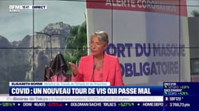 Elisabeth Borne sur les nouvelles mesures sanitaires: "dans les prochaines heures, il y aura des annonces sur l'accompagnement des professionnels concernés"