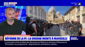 Marseille: Thomas, chef de groupe à l'OFAST, explique pourquoi il s'oppose à la réforme de la PJ