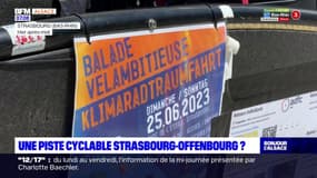 150 cyclistes se mobilisent pour demander une piste cyclable entre Strasbourg et Offenbourg