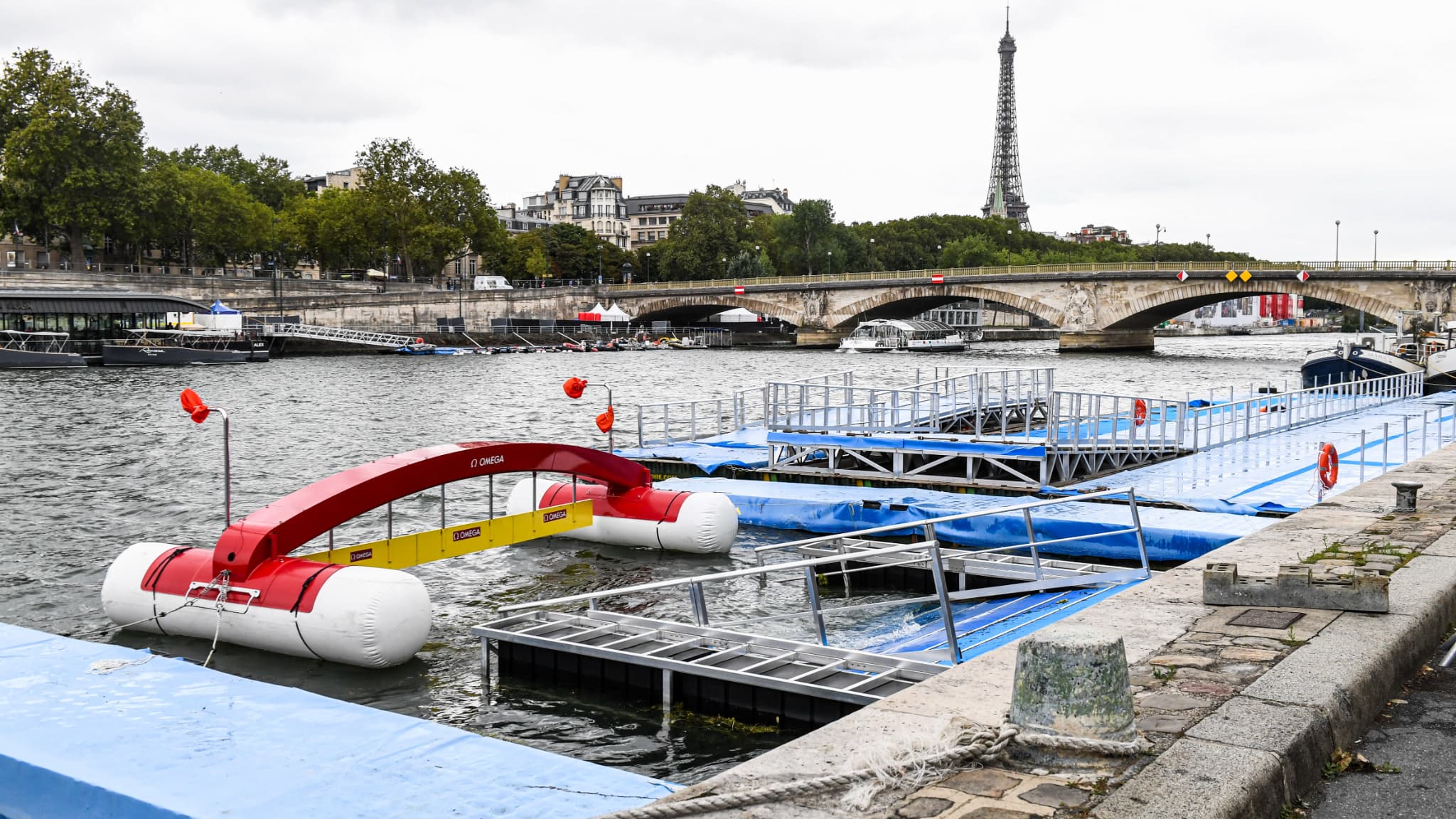 Paris 2024 Olympic Swimming Test in Seine Canceled Due to Water ...