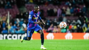 Ousmane Dembélé, face au Benfica. 