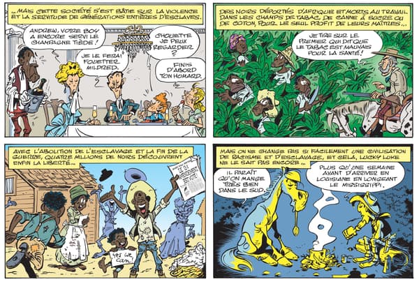 Extrait du nouveau "Lucky Luke", "Un cowboy dans le coton" Extrait du nouveau "Lucky Luke", "Un cowboy dans le coton"