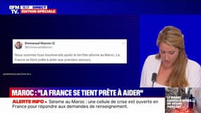 Séisme au Maroc: Emmanuel Macron et Élisabeth Borne expriment leur solidarité au peuple marocain