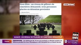 Alsace : un réseau de pilleurs de cimetières démantelé