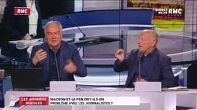 Le monde de Macron : Macron et Le Pen ont-ils un problème avec les journalistes ? - 13/04