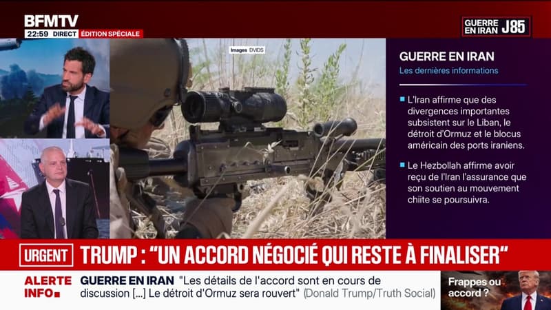 Guerre au Moyen-Orient: le détroit d'Ormuz "sera rouvert" si l'accord est entériné, communique Donald Trump
