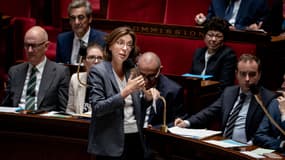Amélie de Montchalin, ministre de l'Actionet des Comptes publics, répond aux questions des députés lors d'une séance de questions au gouvernement à l'Assemblée nationale, le 15 octobre 2025 (photo d'illustration).