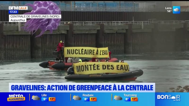 Gravelines: Greenpeace alerte sur le risque de submersion marine à la centrale nucléaire