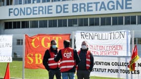 Les salariés de la Fonderie de Bretagne, dans le Morbihan, sont en grève depuis plus de trois semaines.