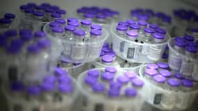 Des doses du vaccin Pfizer-BioNTech contre le Covid-19, le 13 mai 2021 à Ajaccio, en Corse