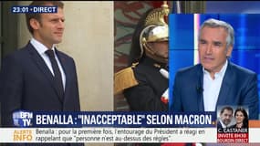 Affaire Benalla: "Inacceptable" selon Emmanuel Macron