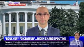 "Boucher", "dictateur": Joe Biden charge Poutine