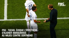 PSG : Tuchel évoque l’hypothèse d’aligner Marquinhos au milieu contre Dortmund