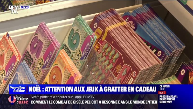 Un Français sur cinq envisage d'offrir des jeux à gratter pour Noël, mais cette tendance n'est pas sans danger pour les enfants