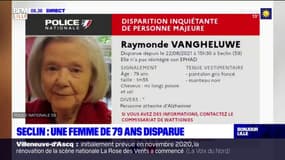Wattignies: la police lance un avis de recherche pour retrouver une femme de 79 ans