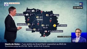 Météo Paris-Île-de-France: des nuages et quelques éclaircies ce samedi, jusqu'à 9°C à Melun et à Paris