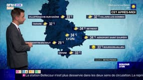 Météo à Lyon: retour de quelques nuages, jusqu'à 34°C à Lyon