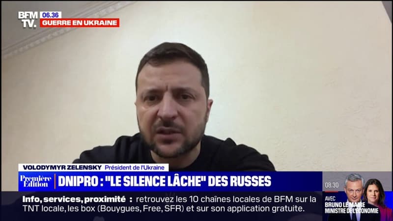 Ukraine: Zelensky condamne le 