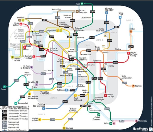 Métro, Bus, RER: Comment Se Déplacer En Île-de-France Pour La Nuit Du ...