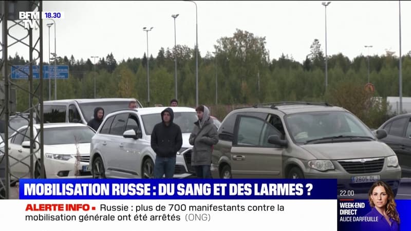 Mobilisation dans l'armée: la fuite des hommes russes vers la Géorgie et la Finlande