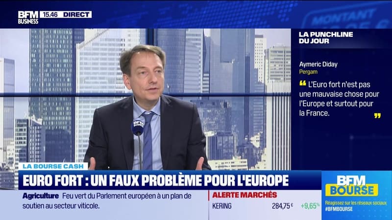 La bourse cash : "L'Euro fort n'est pas mauvais pour l'Europe et surtout pour la France" - 10/02