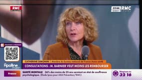 "Entre se loger, se nourrir ou se soigner, c'est se soigner qui va disparaître", craint Catherine Simonin
