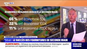 Rentrée scolaire: le succès des fournitures de seconde main 