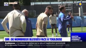 OM: de nombreux blessés face à Toulouse