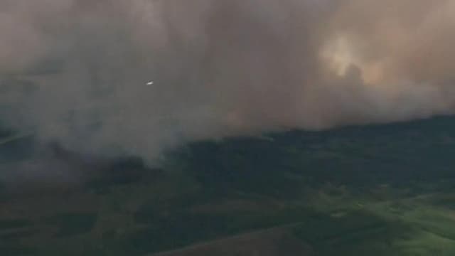 Gigantesque incendie en Alaska, en juin 2015.