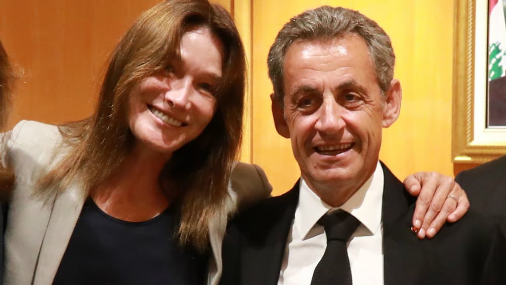Carla Bruni-Sarkozy et Nicolas Sarkozy au Liban fin juillet
