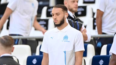 Amine Gouiri le 23 août 2025 au Stade Vélodrome