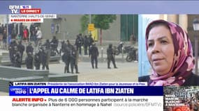 Latifa Ibn Ziaten dans la marche blanche en hommage à Nahel: "Je suis venue pour être à côté de cette maman"