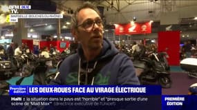 Salon de la moto à Marseille: les deux-roues face au virage électrique