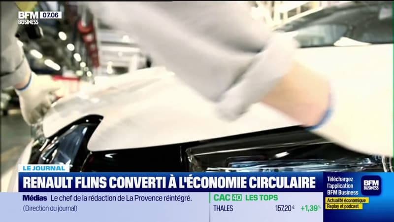 Renault Flins converti à l'économie circulaire