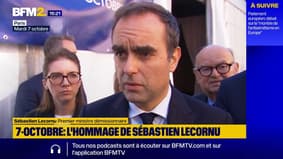 7-Octobre: Sébastien Lecornu "n'oublie pas celles et ceux qui sont toujours kidnappés"