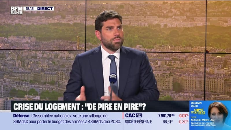 Vincent Jeanbrun (Ministre de la Ville et du Logement) : Crise du logement, "de pire en pire" ? - 19/05