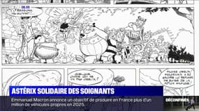 Quatre planches d'Uderzo vendues pour 390.000 euros au profit des soignants