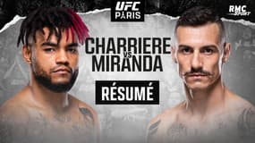 Résumé UFC Paris : CHARRIÈRE vs Miranda, un combat pour croire au SOMMET des -66kg