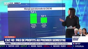 CAC40: une perte nette au total de 125 millions d'euros au premier semestre