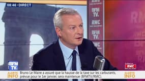 "Je le paye mon plein." Bruno Le Maire a lui aussi constaté la hausse des prix du carburant à la pompe