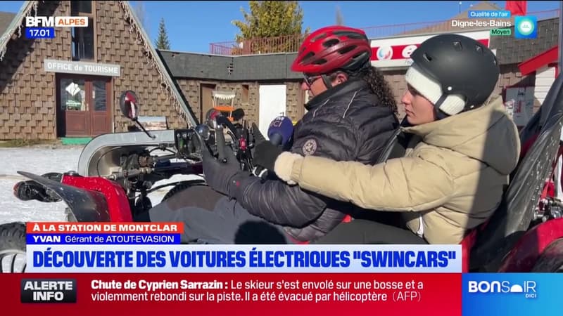 Station de Montclar: découverte des voitures électriques swincars