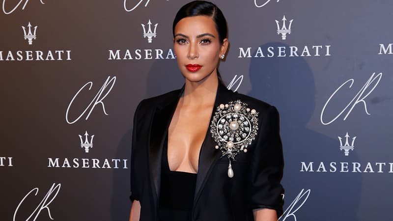 Kim Kardashian à la Fashion Week à Paris, le 30 septembre.