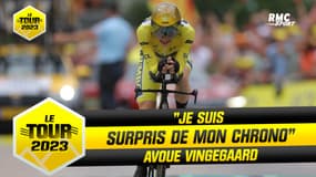  Tour de France E16 : "Je suis surpris de mon chrono" avoue Vingegaard