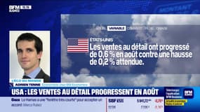 L'éco du monde : Indicateur du jour, les ventes au détail US - 16/09