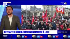 Réforme des retraites: mobilisation en hausse à Lille