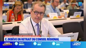 Conseil régional: mis en examen pour agression sexuelle, Christian Debève se met en retrait